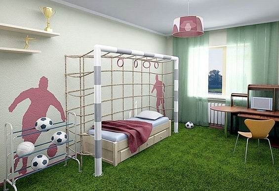 Детская комната для мальчика 10-12 лет (фото-12)