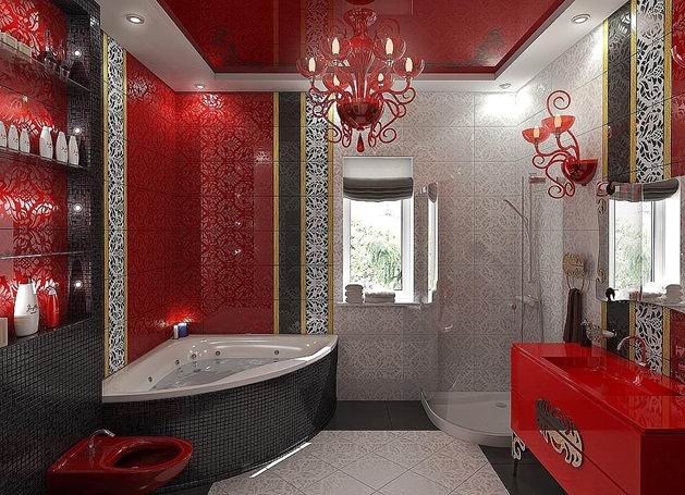 Дизайн маленькой ванной комнаты (фото-42)