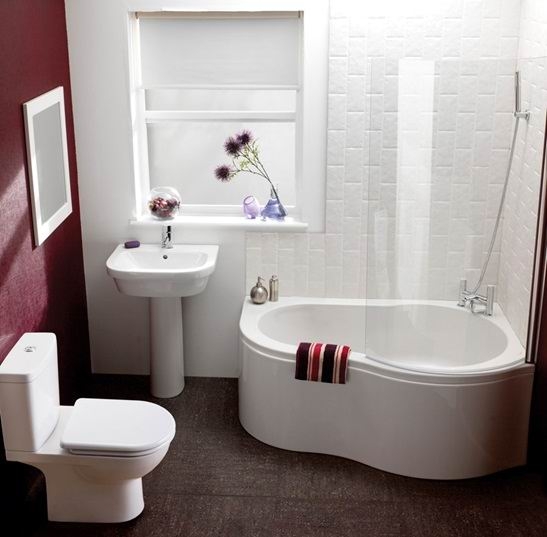Дизайн маленькой ванной комнаты (фото-43)