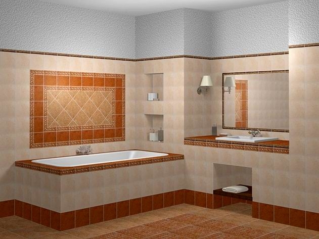 Дизайн маленькой ванной комнаты (фото-48)