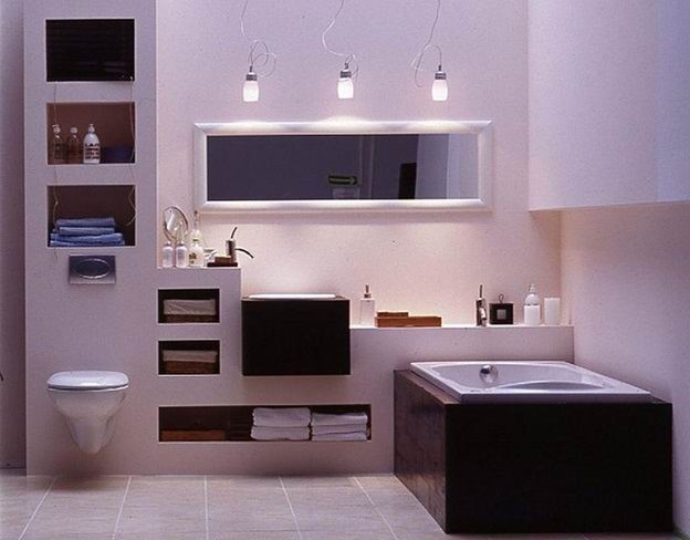 Дизайн маленькой ванной комнаты (фото-7)