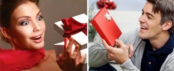 Отношение мужчин и женщин к подаркам