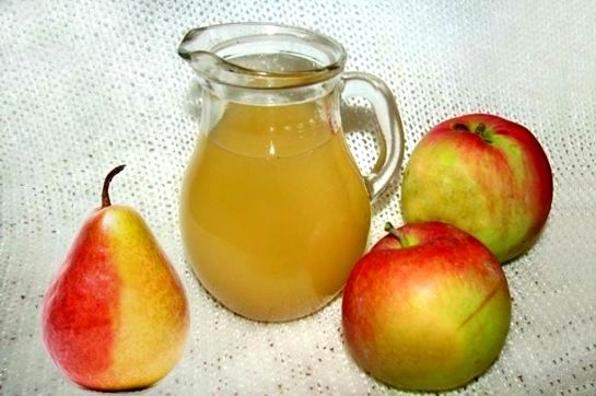 Яблочно-грушевый квас (рецепт-6)
