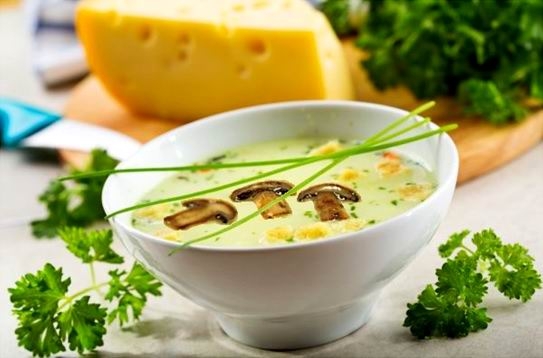 Крем-суп из шампиньонов с овощами (рецепт-6)