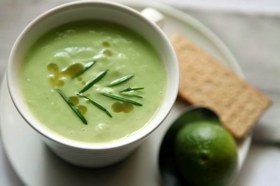 Летний крем-суп из кабачка с авокадо (рецепт-5)