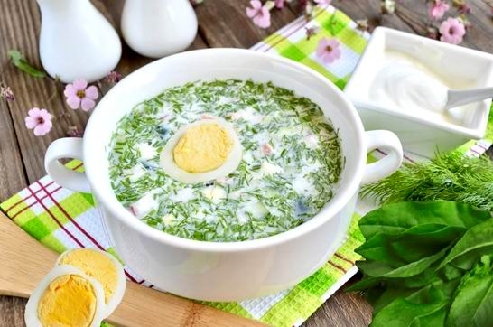 Щавелевая окрошка ‒ холодный летний суп (рецепты с фото)