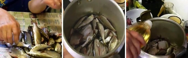 Консервы из мелкой рыбы с томатом в скороварке (рецепт-3)