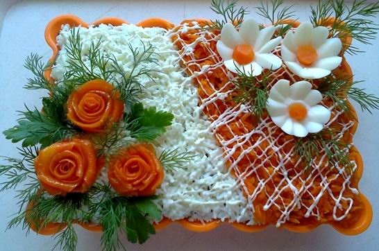 Салат "Лисья шубка" ‒ уникальное блюдо (рецепты с фото)