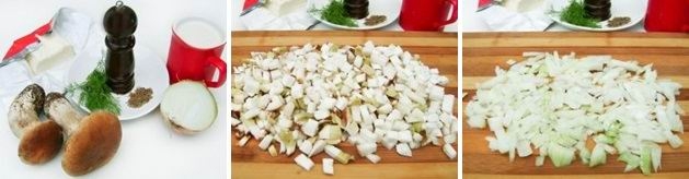 Сливочный соус с белыми грибами (рецепт-5)