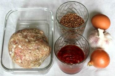 Гречаники с мясным фаршем и чесноком (рецепт-2)