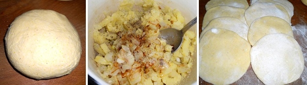 Вареники на сыворотке с картофелем и луком (рецепт-1)