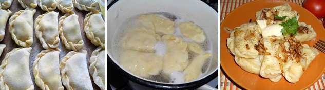 Вареники на сыворотке с картофелем и луком (рецепт-1)
