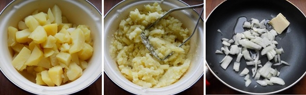 Вареники с картофелем, луком и сыром (рецепт-2)