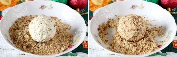 Салат-закуска "Ёлочные шарики" (рецепт-3)