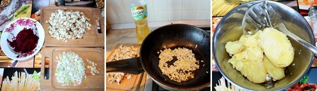 Закуска "Клубничка" с грибами (рецепт-2)